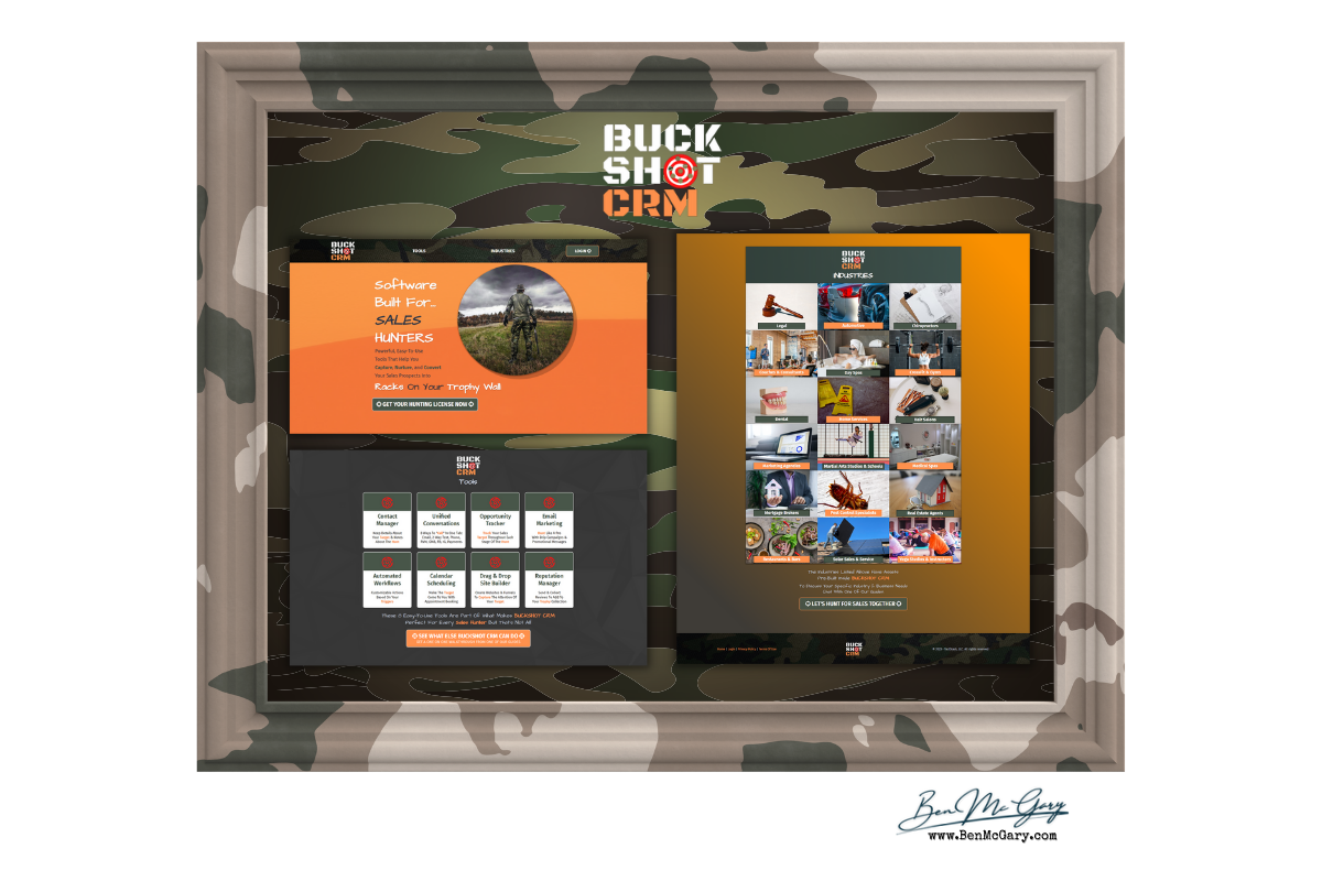 Buckshot CRM — Product site by Ben McGary