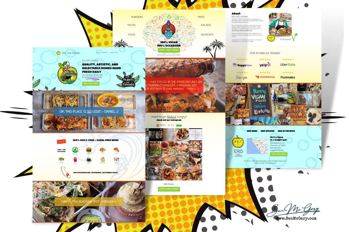 Vegan Kitchen — Site and social by Ben McGary