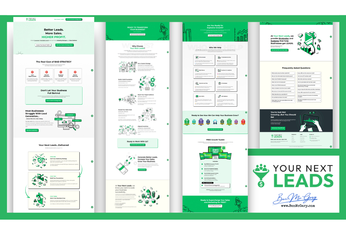 Your Next Leads — Product site by Ben McGary