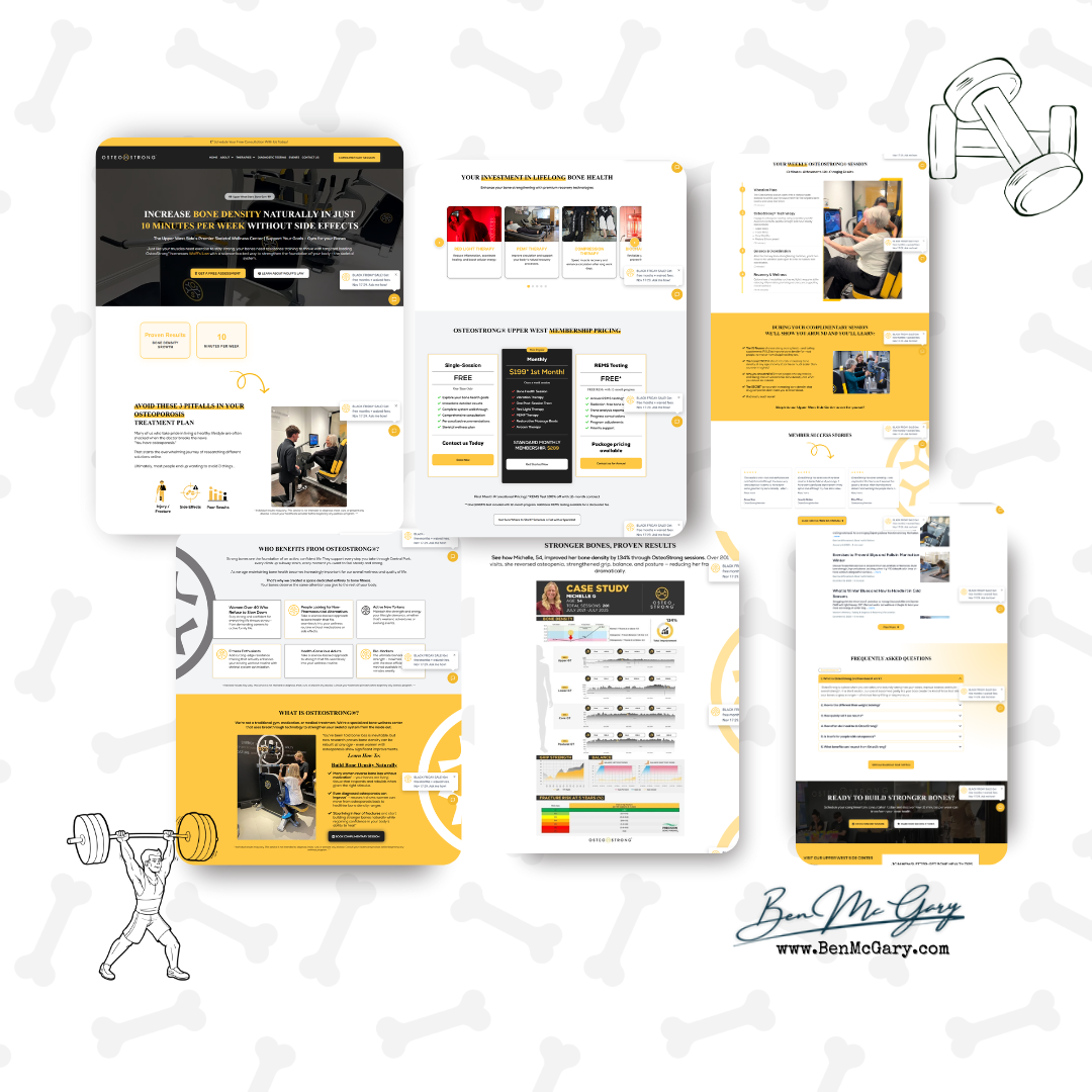 Sell More Academy — Funnel suite by Ben McGary