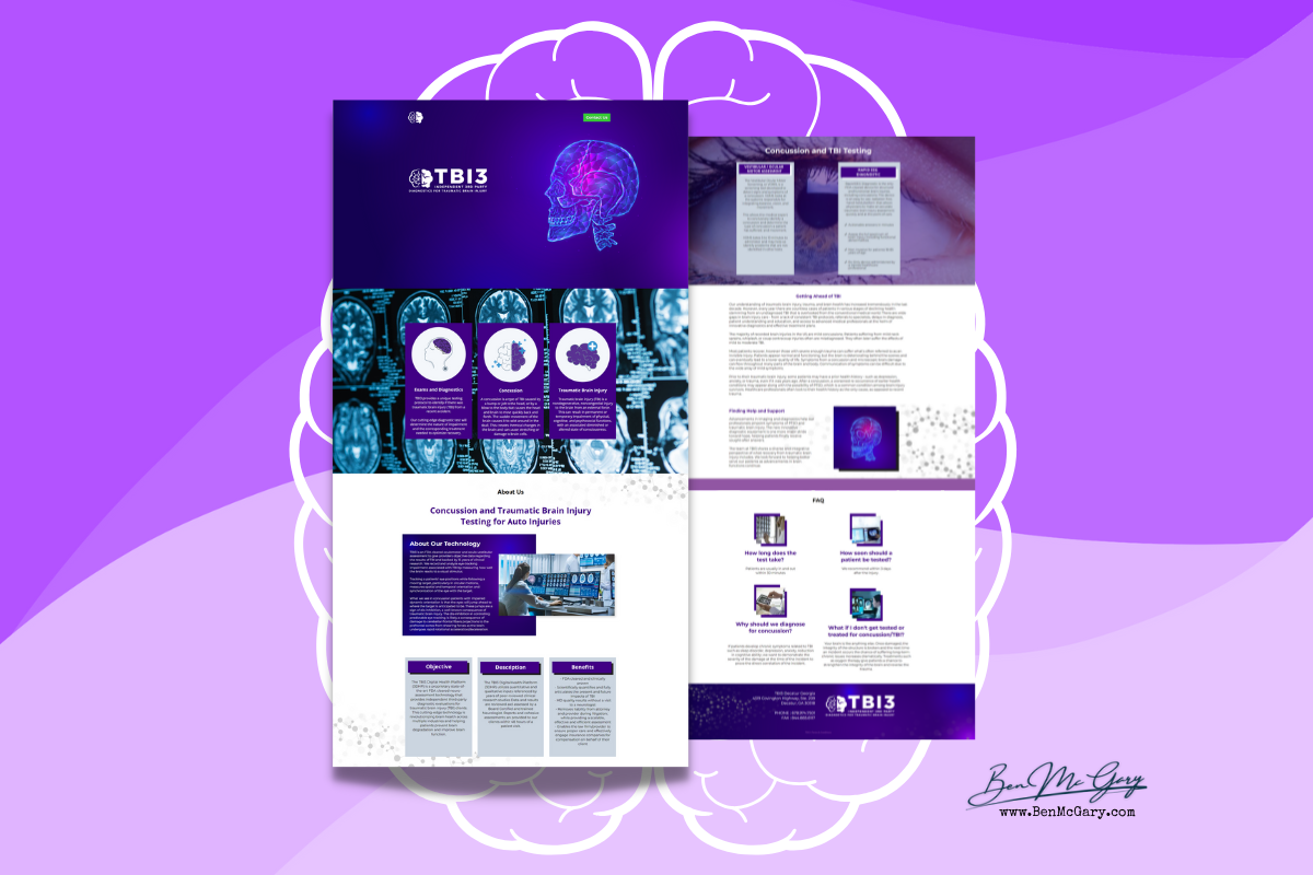 TBI3 — Site build by Ben McGary