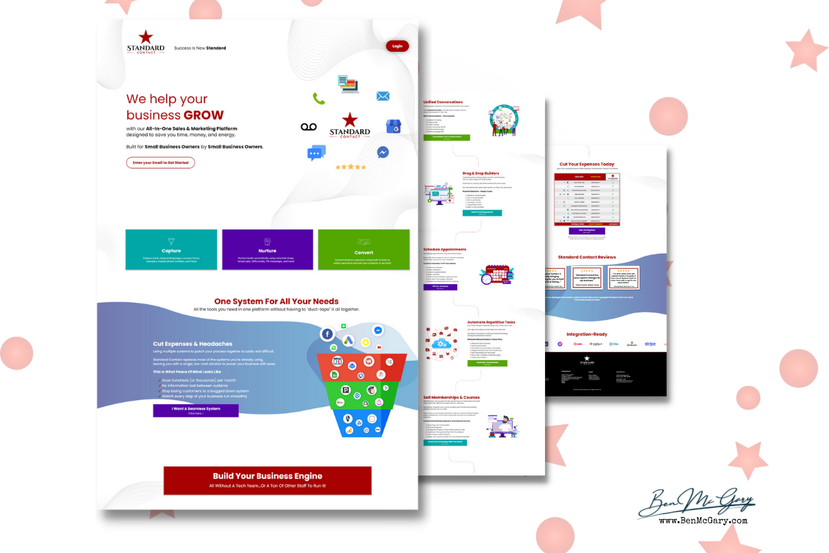 Standard — Product site by Ben McGary
